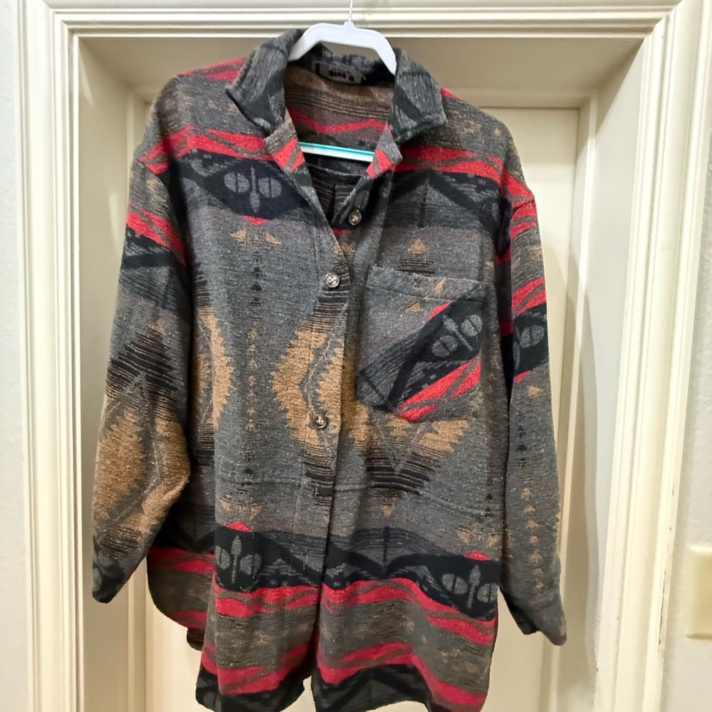 Southwestern Button Down Shirt by Blue B